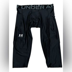 Under Armour heatgear men’s 3/4 compression leggings Black Athletic‎ size 2XL